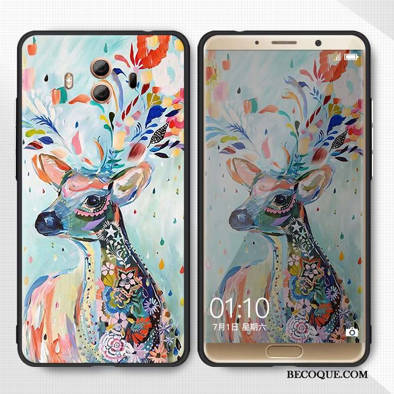 Huawei Mate 10 Pro Nouveau Incassable Charmant Coque De Téléphone Fluide Doux Bleu Clair