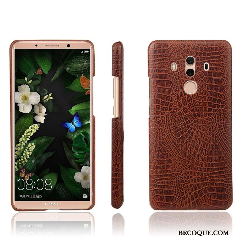 Huawei Mate 10 Pro Étui Nouveau Protection Crocodile Modèle Coque De Téléphone