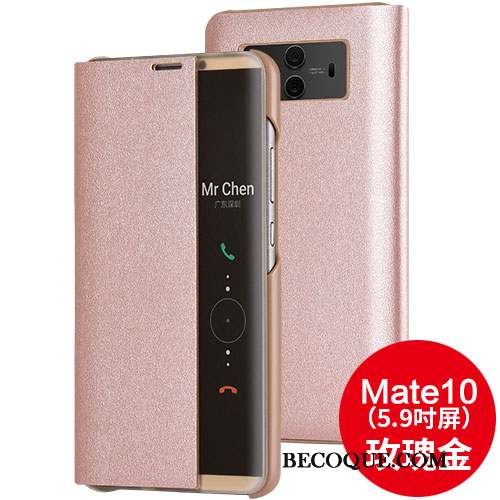 Huawei Mate 10 Protection Téléphone Portable Clamshell Étui Étui En Cuir Coque De Téléphone