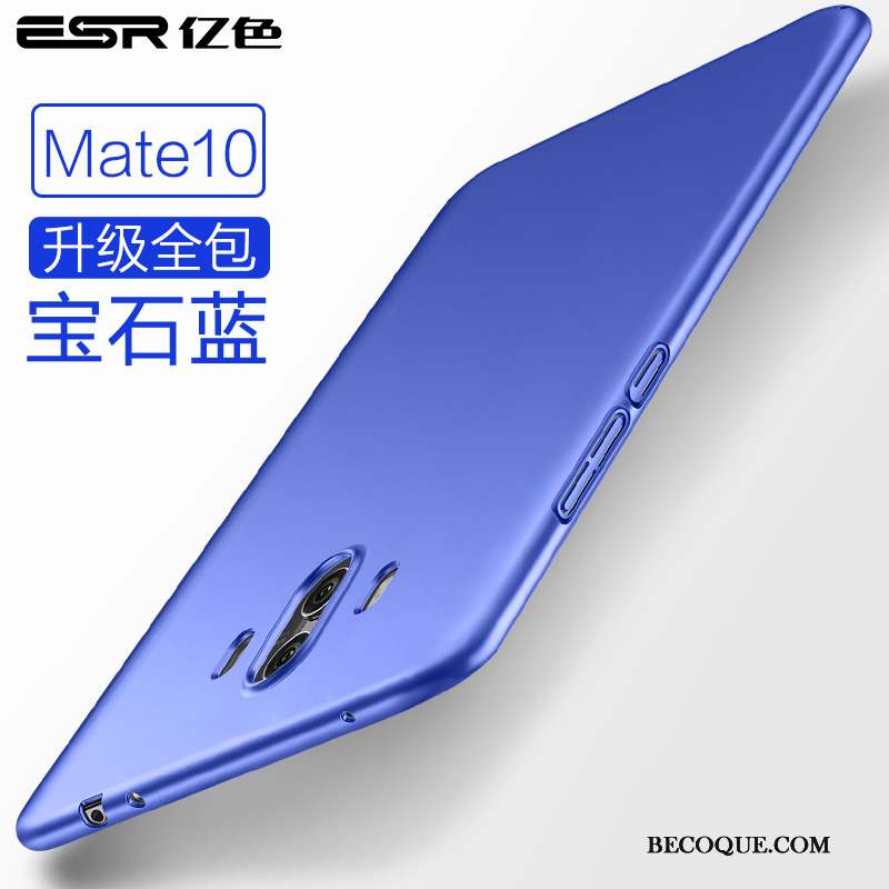 Huawei Mate 10 Tendance Bleu Difficile Tout Compris Coque De Téléphone Délavé En Daim