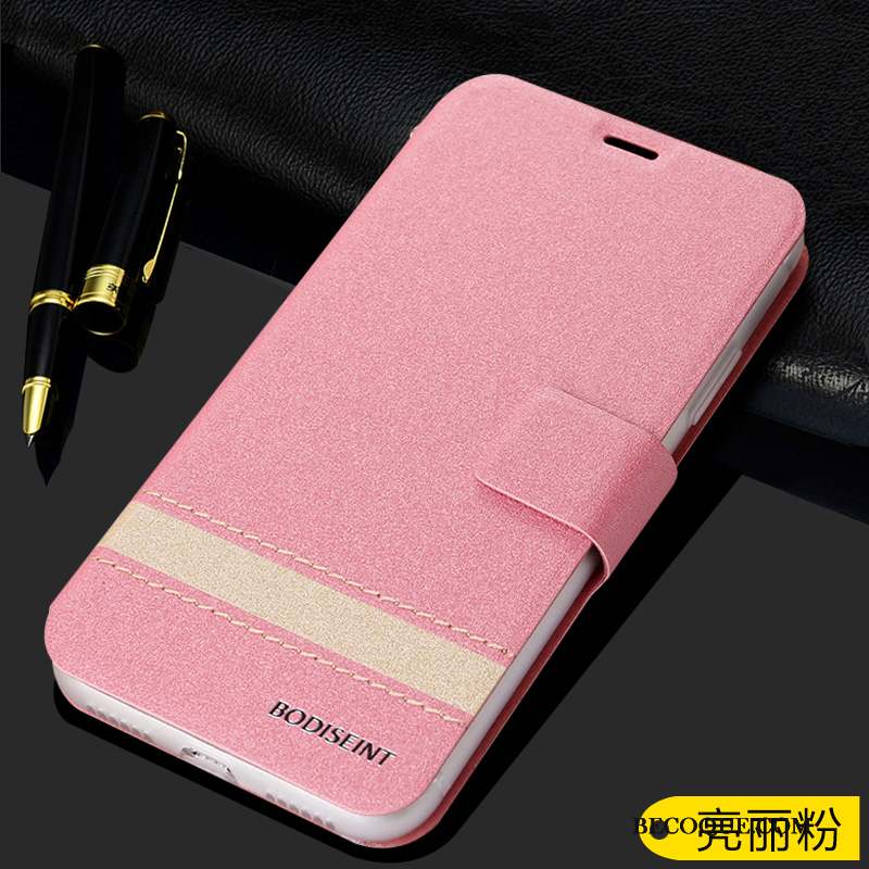 Huawei Mate 20 Lite Coque Téléphone Portable Protection Rose Étui Tempérer Clamshell