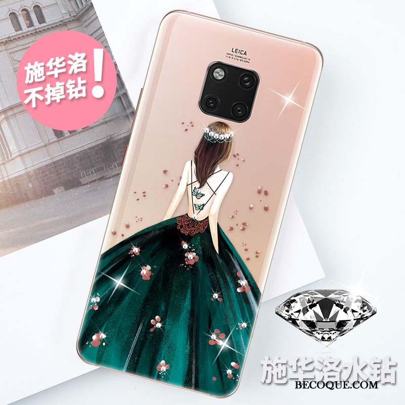 Huawei Mate 20 Pro Nouveau Incassable Qualité Protection Coque De Téléphone Strass