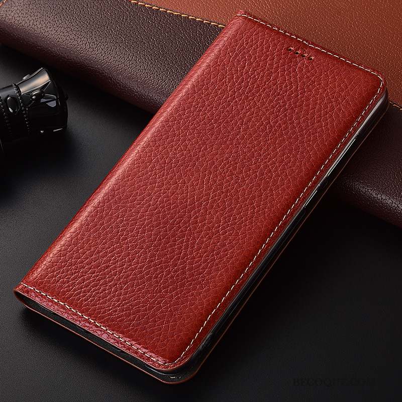 Huawei Mate 20 Rs Coque Luxe Modèle Fleurie Housse Incassable Étui En Cuir Rouge