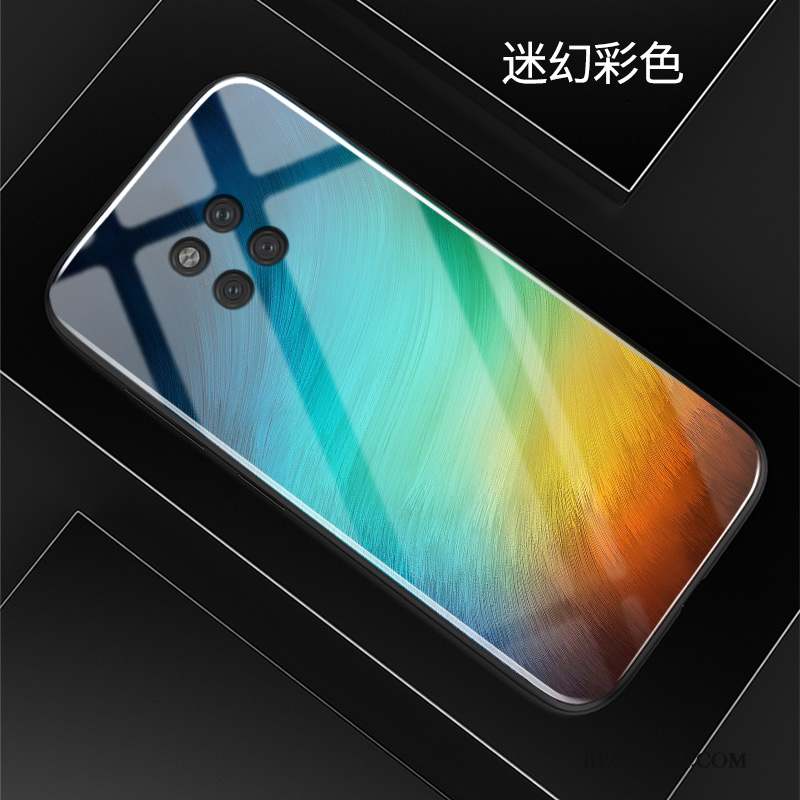 Huawei Mate 20 Rs Coque Multicolore Créatif Protection Silicone Tout Compris Verre