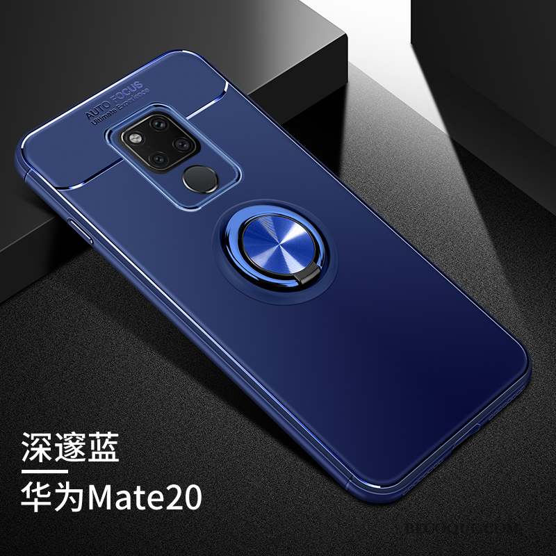Huawei Mate 20 Silicone Coque De Téléphone Protection Étui Téléphone Portable Bleu