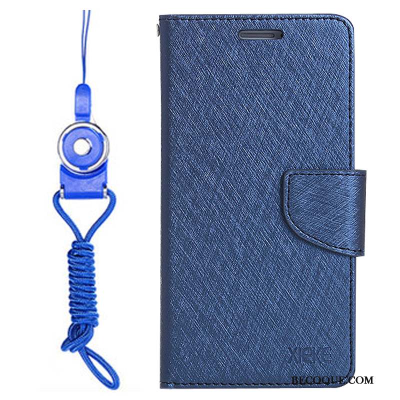 Huawei Mate 20 Téléphone Portable Ornements Suspendus Étui En Cuir Bleu Incassable Coque