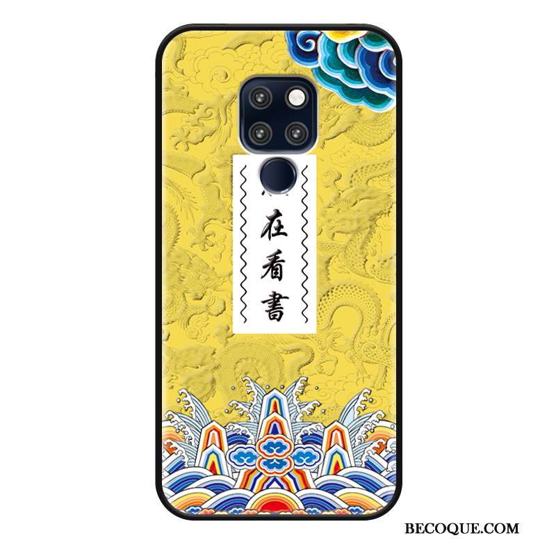 Huawei Mate 20 X Coque Étui Incassable Protection Drôle Créatif Style Chinois