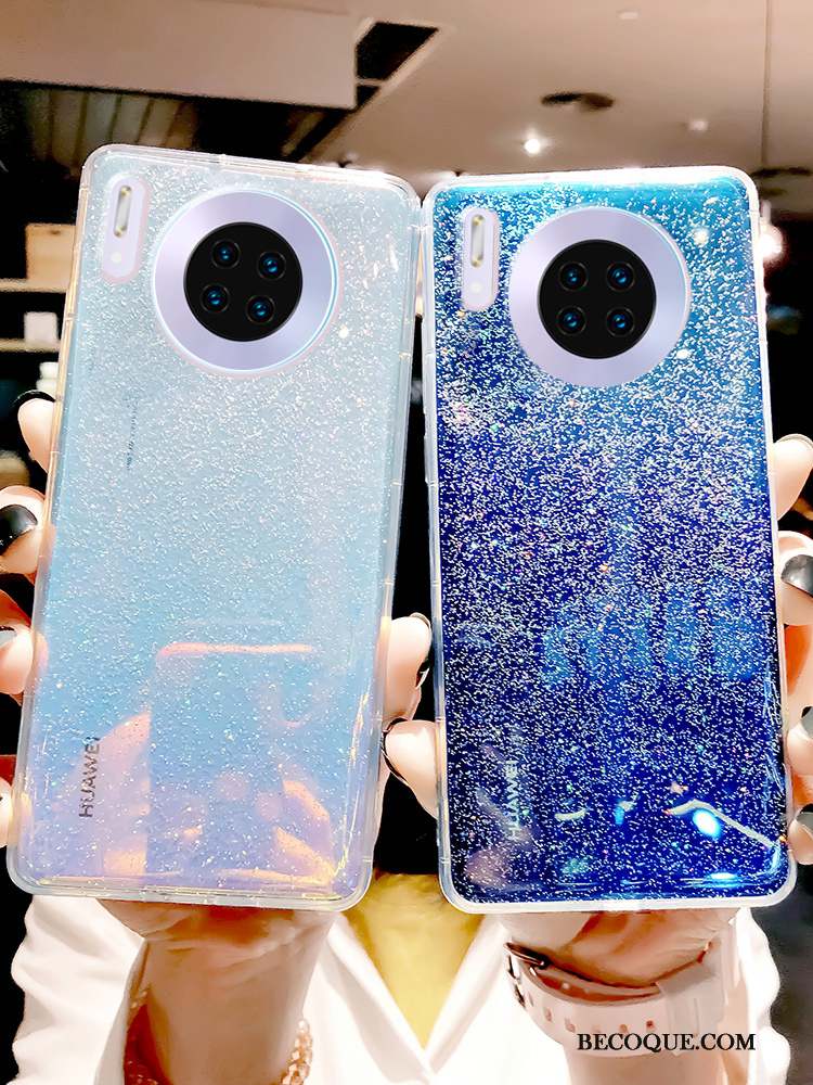 Huawei Mate 30 Coque Créatif Tout Compris Silicone Incassable Marque De Tendance Transparent