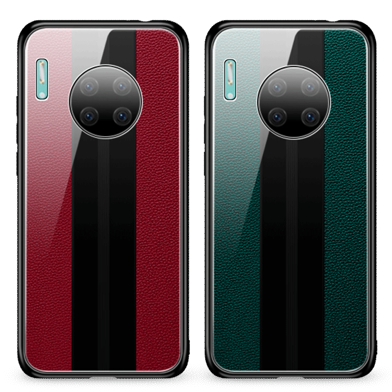 Huawei Mate 30 Coque Étui Marque De Tendance Rouge Incassable Protection Tout Compris