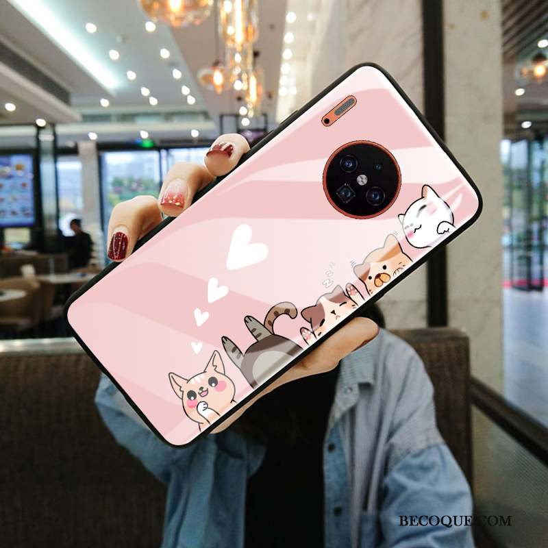 Huawei Mate 30 Dessin Animé Protection Tout Compris Charmant Coque De Téléphone Net Rouge