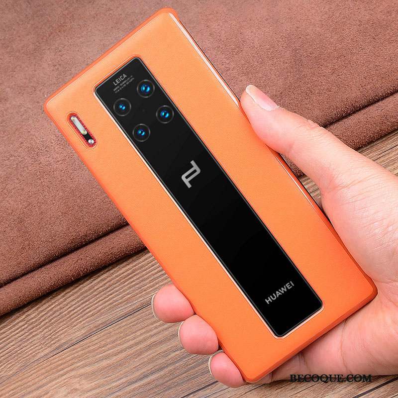 Huawei Mate 30 Rs Coque Créatif Jaune Téléphone Portable Protection Étui Membrane