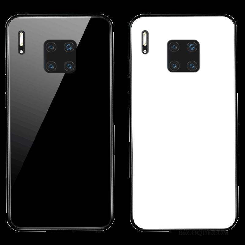 Huawei Mate 30 Rs Coque Très Mince Difficile Authentique Couleur Unie Noir Tendance