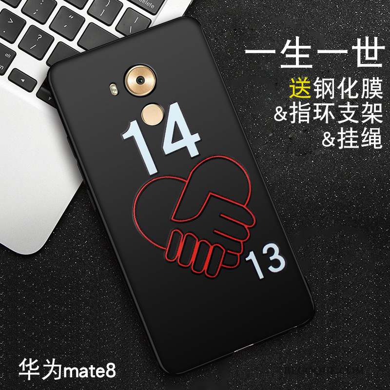 Huawei Mate 8 Protection Gaufrage Ornements Suspendus Silicone Coque De Téléphone Étui