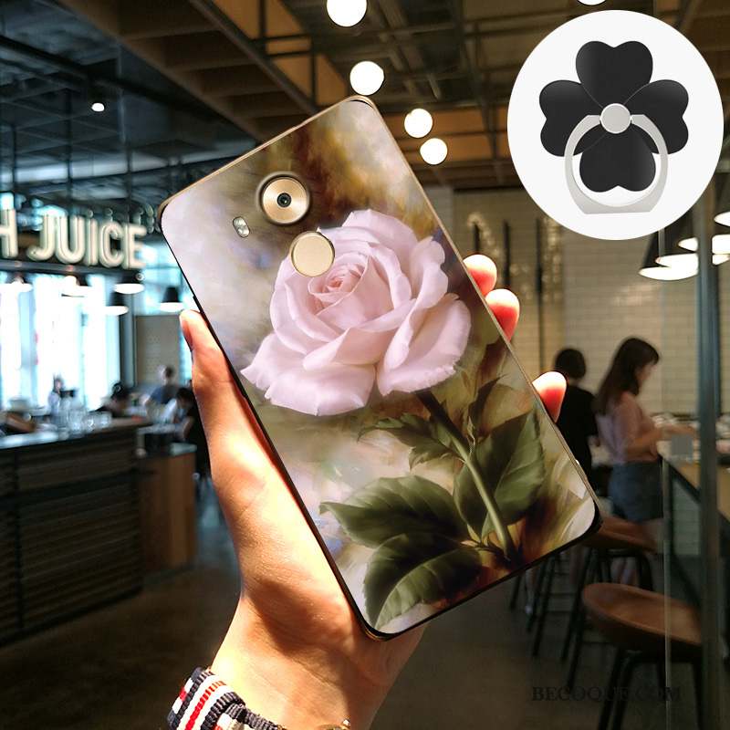 Huawei Mate 8 Protection Rose Silicone Art Coque De Téléphone Créatif