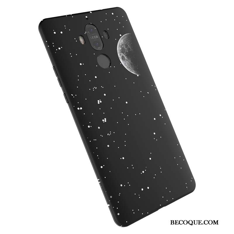 Huawei Mate 9 Coque De Téléphone Tendance Noir Étui Créatif Grand