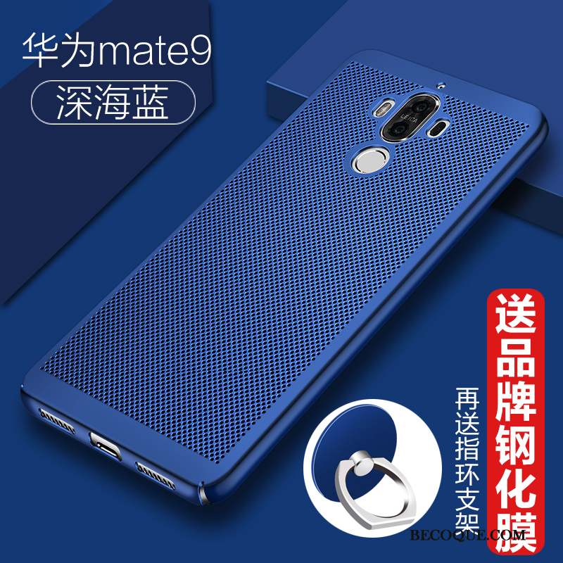 Huawei Mate 9 Coque Incassable Créatif Étui Protection Bleu Personnalité