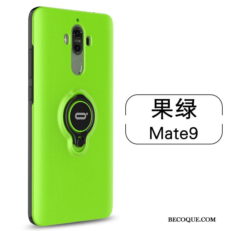 Huawei Mate 9 Coque Vert Support Boucle Incassable Étui Protection