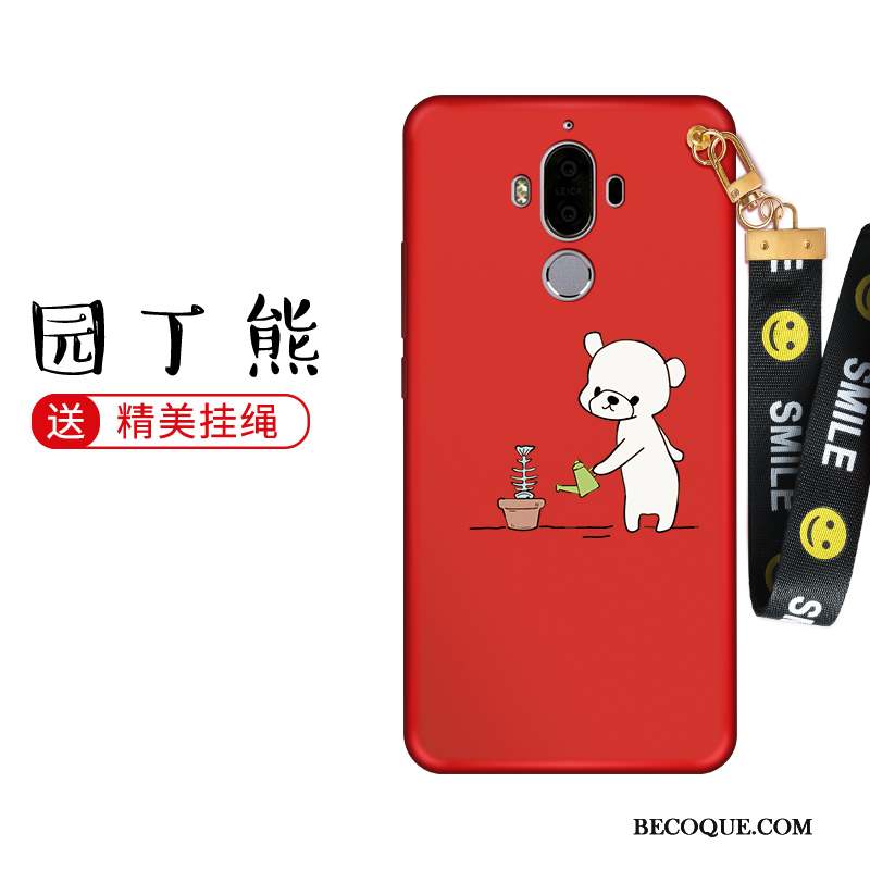 Huawei Mate 9 Créatif Étui Rouge Téléphone Portable Personnalité Coque De Téléphone