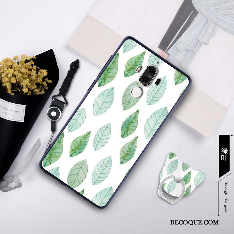 Huawei Mate 9 Membrane Coque Vert De Téléphone Fluide Doux Tempérer