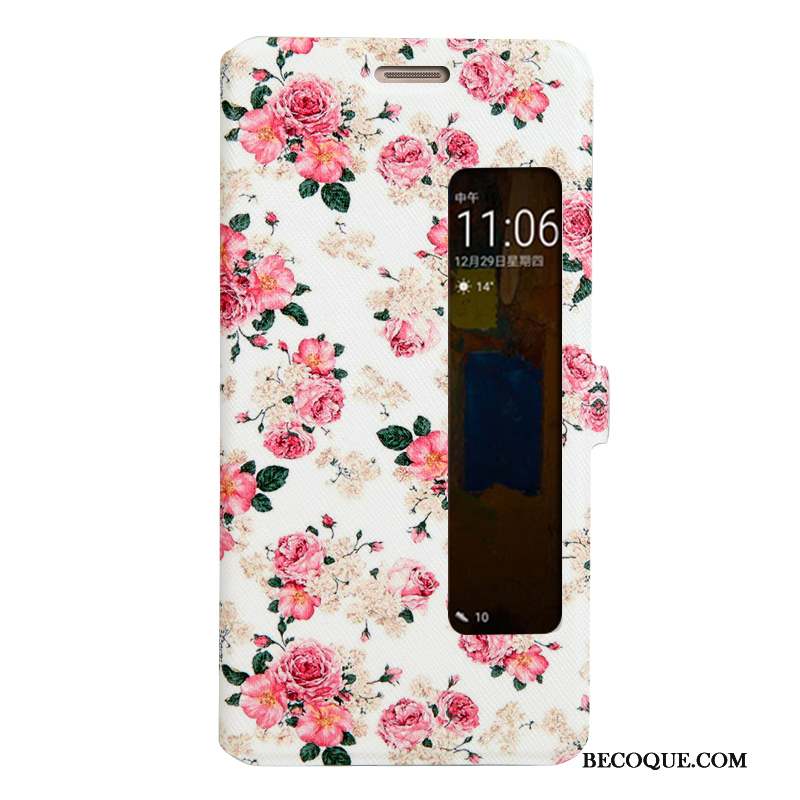 Huawei Mate 9 Pro Dessin Animé Protection Étui Coque De Téléphone Housse Rose