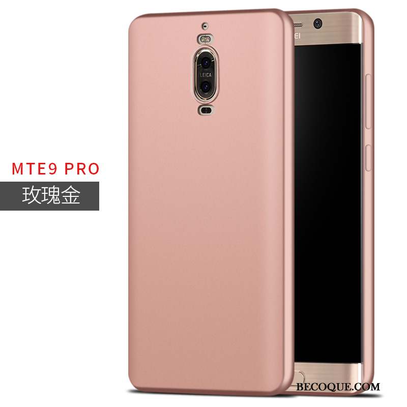 Huawei Mate 9 Pro Protection Rose Fluide Doux Silicone Étui Coque