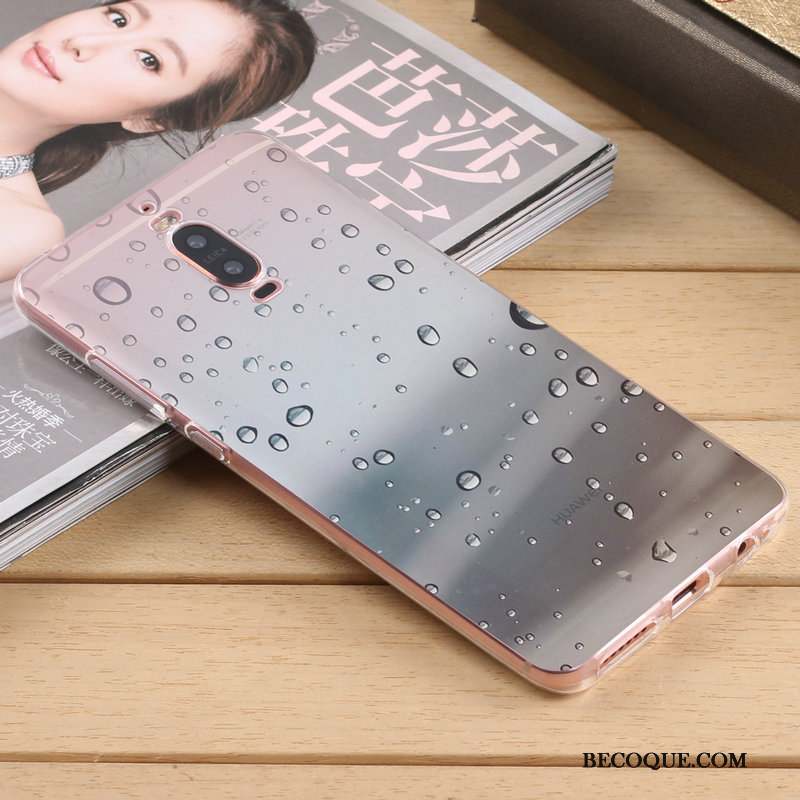 Huawei Mate 9 Pro Silicone Rose Coque De Téléphone Protection Créatif Étui