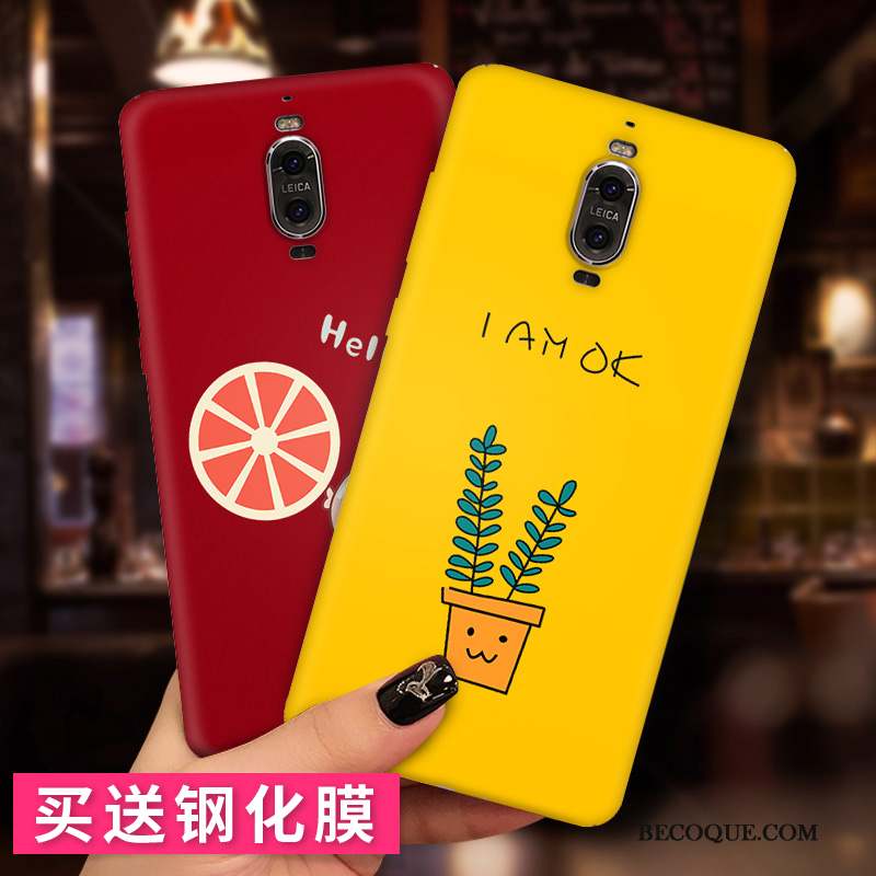 Huawei Mate 9 Pro Tout Compris Difficile Jaune Coque Créatif Nouveau