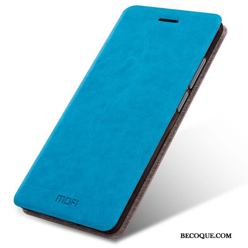 Huawei Mate 9 Pro Étui En Cuir Plier Bleu Clair Housse Téléphone Portable Coque