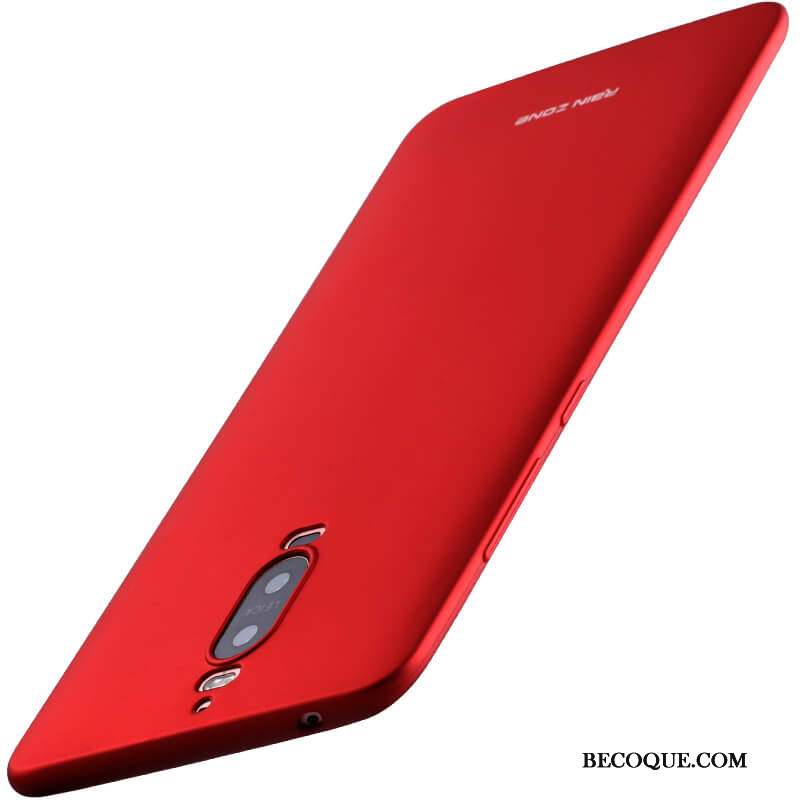 Huawei Mate 9 Pro Étui Fluide Doux Rouge Protection Silicone Coque De Téléphone