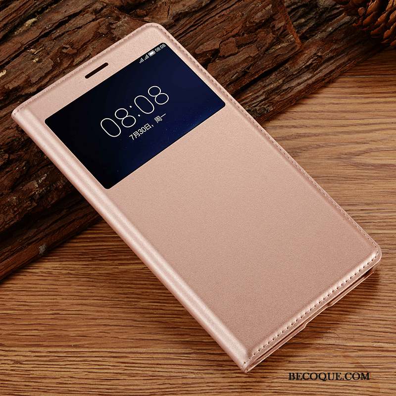 Huawei Mate S Coque De Téléphone Rose Téléphone Portable Étui En Cuir Clamshell