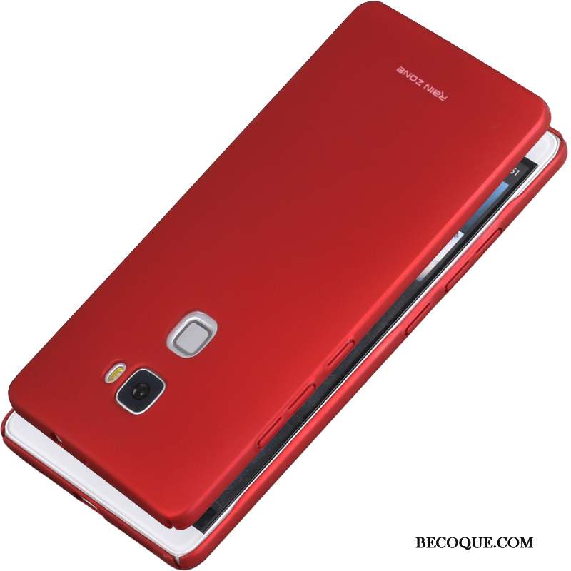 Huawei Mate S Silicone Étui Coque De Téléphone Tout Compris Délavé En Daim Rouge