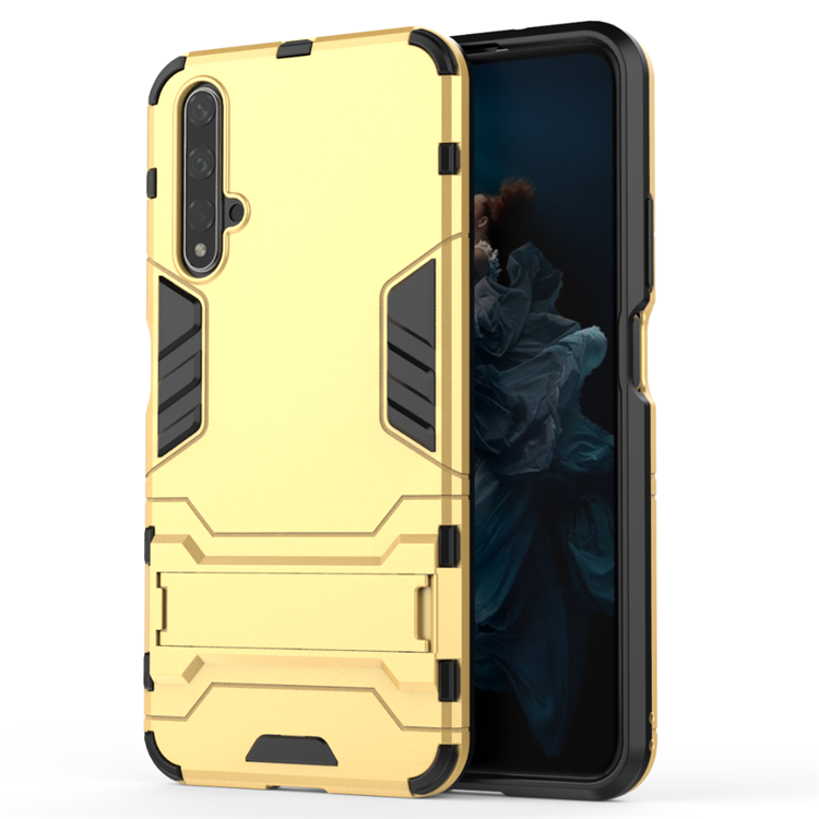 Huawei Nova 5t Coque De Téléphone Or Support Armure Incassable