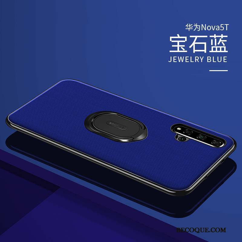Huawei Nova 5t Coque De Téléphone Très Mince Tout Compris Personnalité Étui En Cuir Incassable