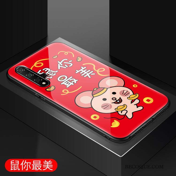 Huawei Nova 5t Coque Rat Tout Compris Vent Rouge Silicone Nouveau
