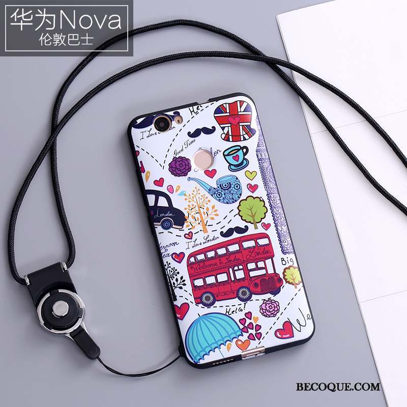 Huawei Nova Coque De Téléphone Silicone Téléphone Portable Protection Étui Multicolore