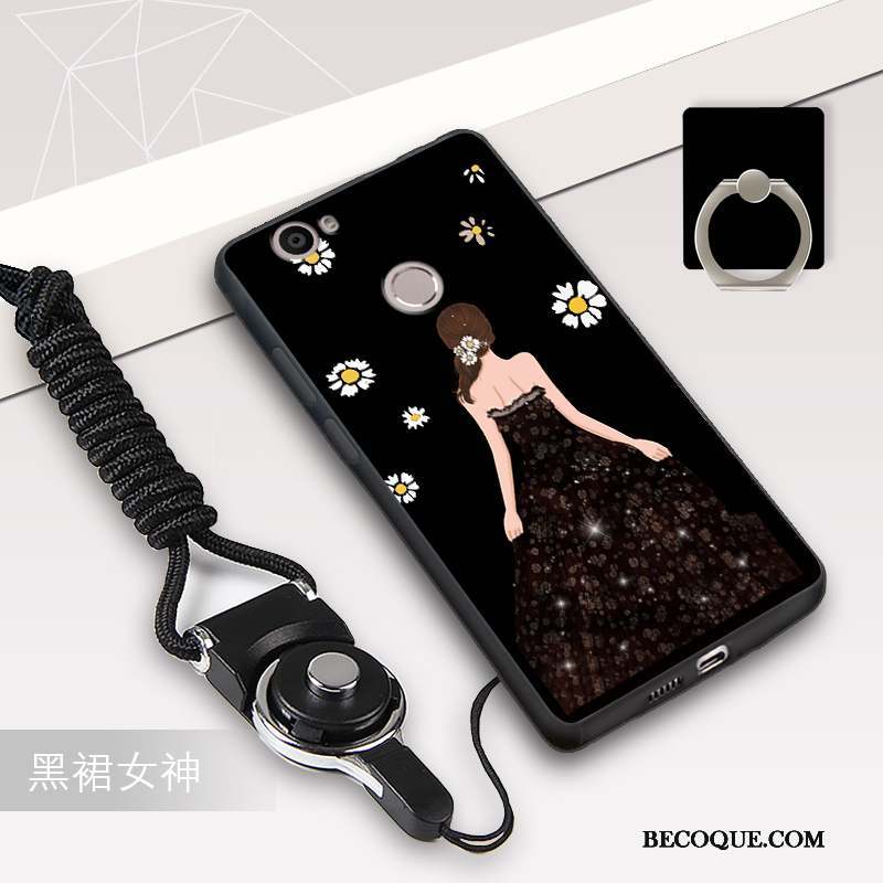 Huawei Nova Coque Protection Incassable Fluide Doux Ornements Suspendus Étui Téléphone Portable