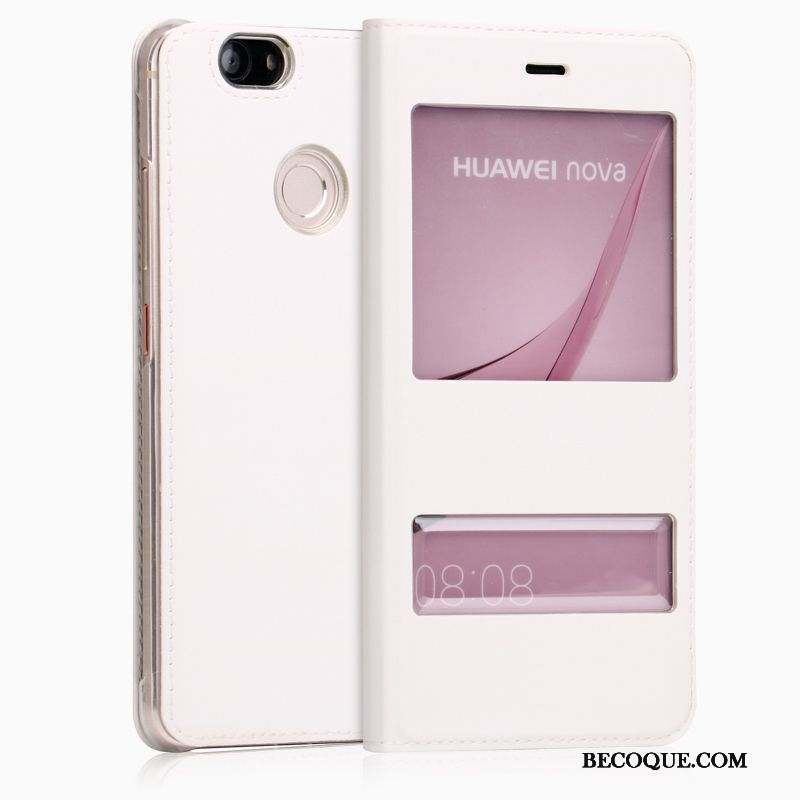 Huawei Nova Housse Protection Téléphone Portable Étui Étui En Cuir Coque De Téléphone