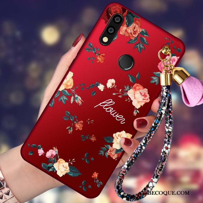 Huawei P Smart 2019 Coque Étui Nouveau Tendance Personnalité Silicone Rouge