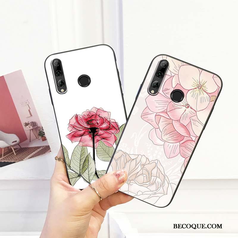 Huawei P Smart+ 2019 Personnalisé Charmant Coque De Téléphone Personnalité Étui Rose