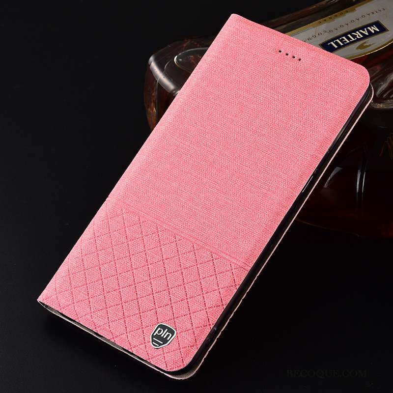 Huawei P Smart 2019 Protection Étui Tout Compris Coque De Téléphone Plaid Rose