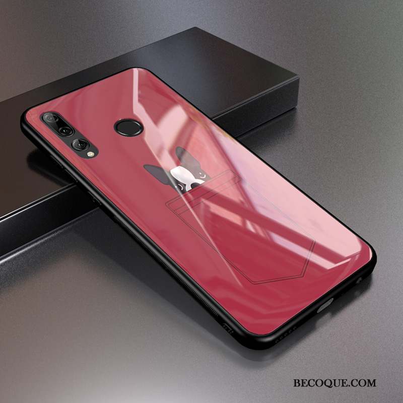 Huawei P Smart+ 2019 Rouge Coque De Téléphone Protection Tempérer Étui Modèle