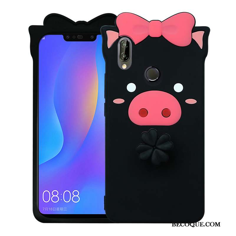 Huawei P Smart+ Coque Créatif Dessin Animé Nouveau Personnalité Étui Jeunesse