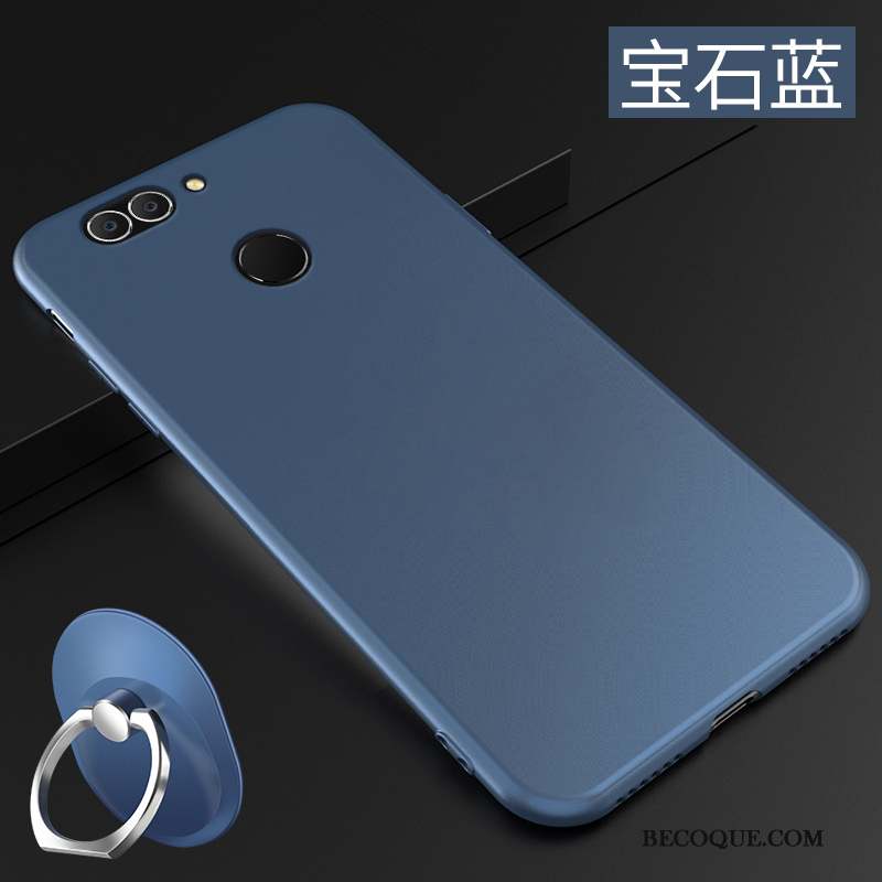 Huawei P Smart Coque Délavé En Daim Protection Personnalité Fluide Doux Incassable Tout Compris