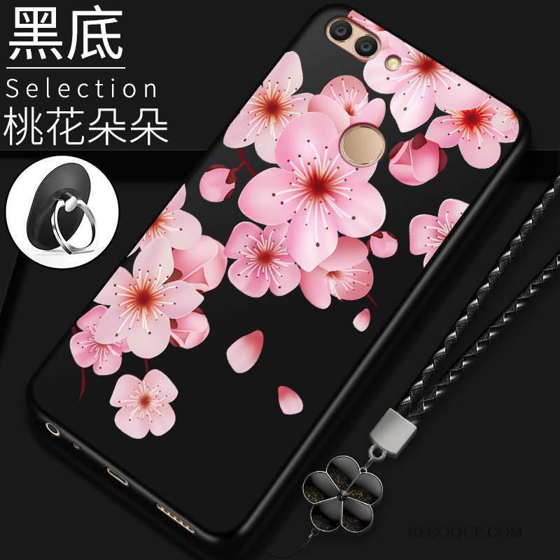 Huawei P Smart Coque Noir Protection Original Étui Silicone Tout Compris