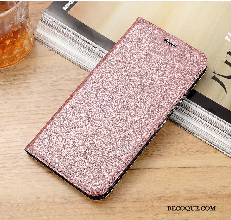 Huawei P Smart Coque Rose Silicone Étui En Cuir Protection Tout Compris Housse