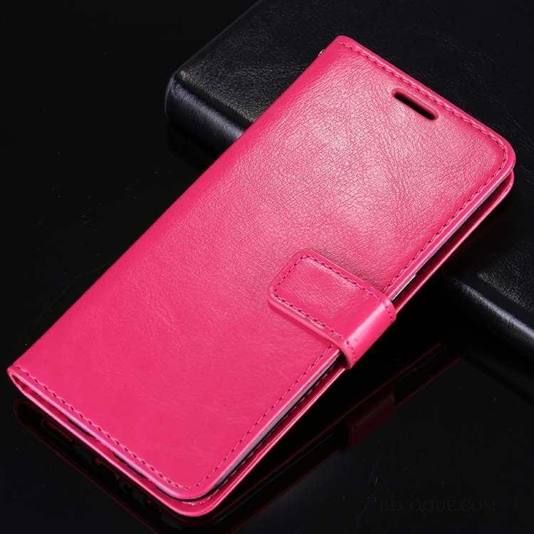 Huawei P Smart Housse Rouge Coque De Téléphone Incassable Silicone Étui En Cuir