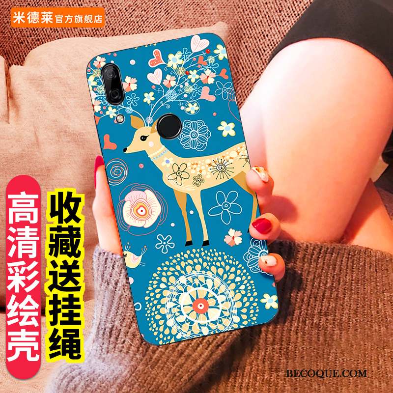 Huawei P Smart Z Étui Coque De Téléphone Personnalité Charmant Tout Compris Bleu