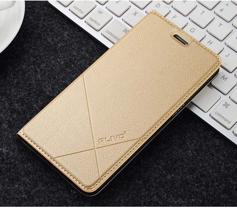 Huawei P Smart Étui Coque De Téléphone Housse Étui En Cuir Or Protection