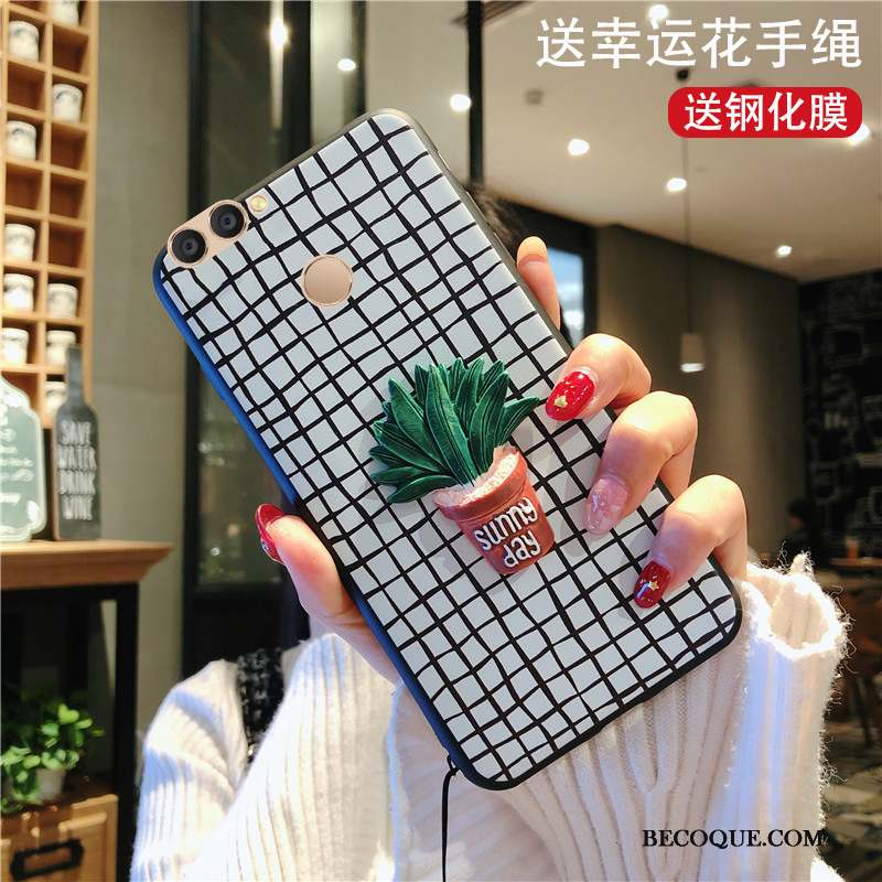Huawei P Smart Étui Coque De Téléphone Silicone Créatif Protection Incassable