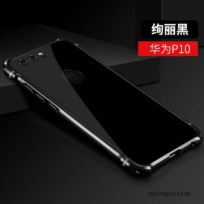Huawei P10 Coque De Téléphone Créatif Incassable Protection Noir Métal